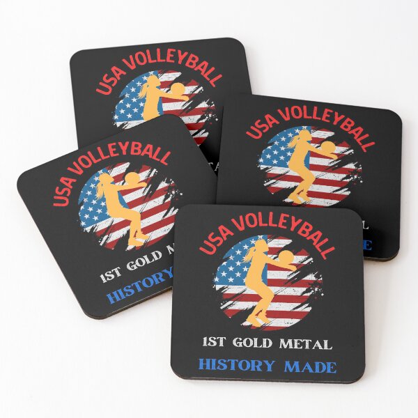 Item preview, Usa Gold Volleyball 2021 designed and sold by WoodburyLake.