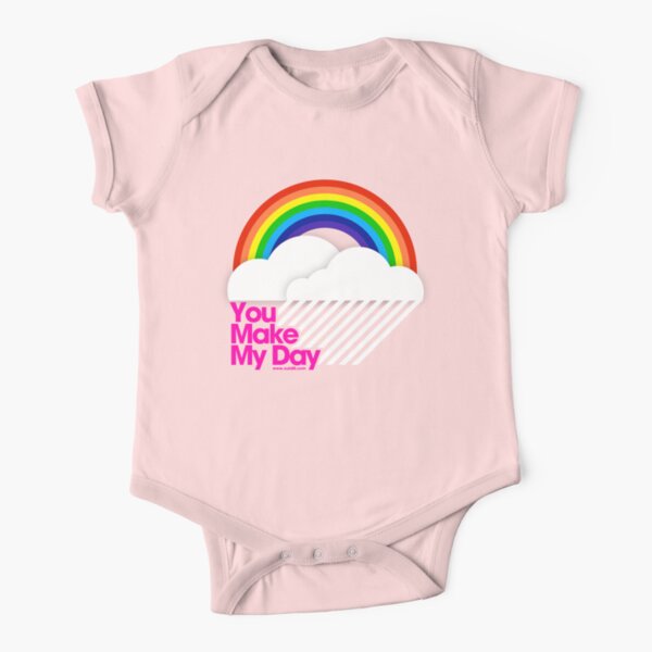 You Make My Day /// Short Sleeve Baby One-Piece
