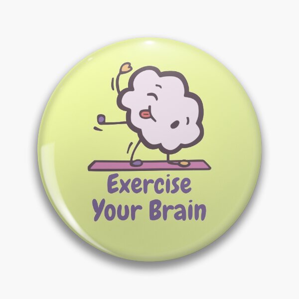 Item preview, Exercise your brain funny design designed and sold by DKVanOss.