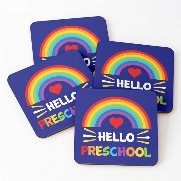 Item preview, Hello Preschool Student Teacher Back To School Rainbow  designed and sold by StudioTina.