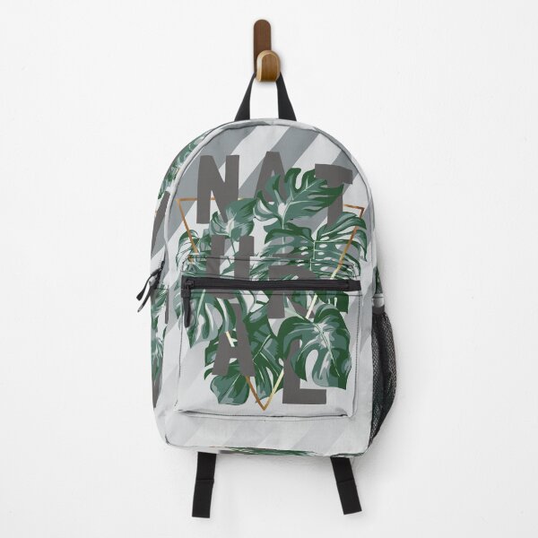 Item preview, Natural Typography and Tropical Leaves in grey diagonal designed and sold by VinBasis.