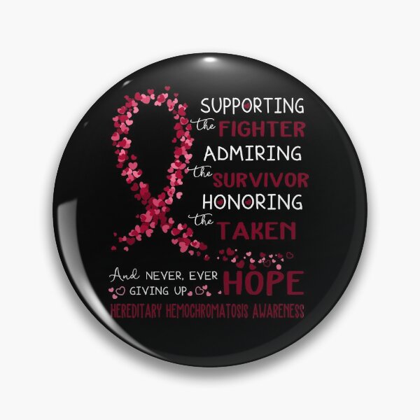 Item preview, Supporting Fighter Hereditary Hemochromatosis Awareness designed and sold by largellie.