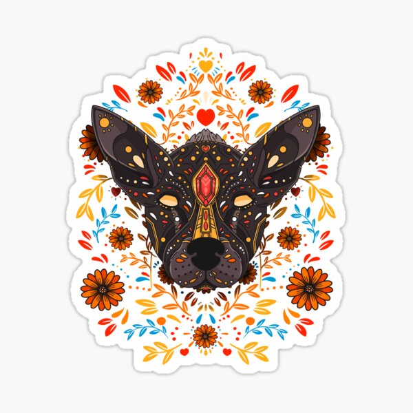 Item preview, Xoloitzcuintli perro sin pelo perro mexicano designed and sold by masquetacos.