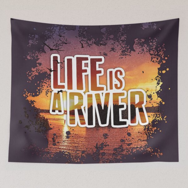 Item preview, Life is a River - Amethyst designed and sold by André Cremers.