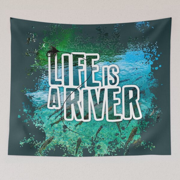 Item preview, Life is a RIver - Saphire designed and sold by André Cremers.