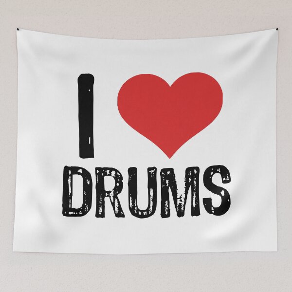 Item preview, I Love Drums designed and sold by The "I Love Everything" Shop.