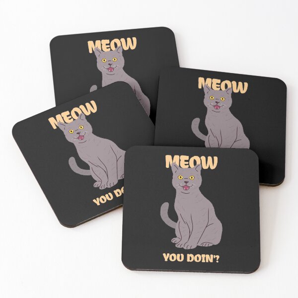 Item preview, Meow You Doin' designed and sold by RiseandShineTee.