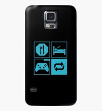 Funda/vinilo para Samsung Galaxy Comer, dormir, jugar, repetir.