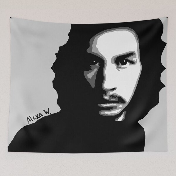 Item preview, Adam Driver Black and White Portrait 2 designed and sold by falloutalexa00.