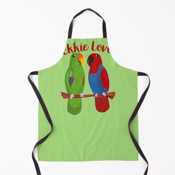 Item preview, Ekkie Love Cute Eclectus Parrot Couple for parrot lovers designed and sold by SusanaDesigns.