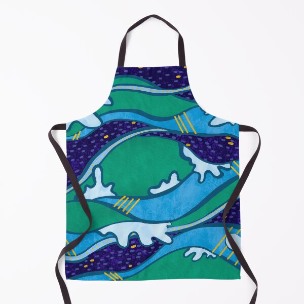 Item preview, Ocean Water Pattern designed and sold by Druid Soup.