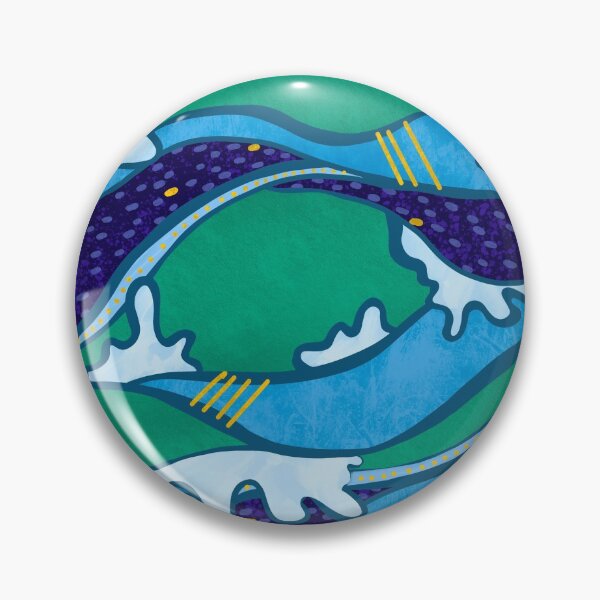 Item preview, Ocean Water Pattern designed and sold by Druid Soup.