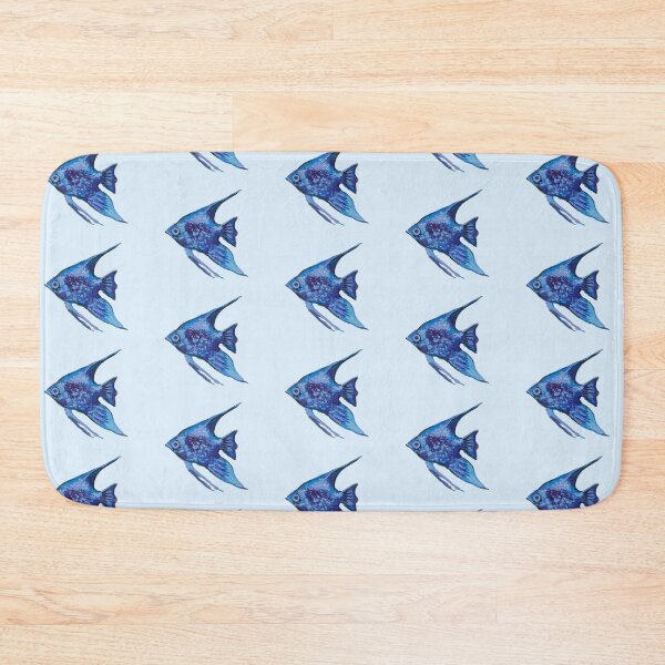 Item preview, Blue Angelfish Watercolor designed and sold by katepadillaART.