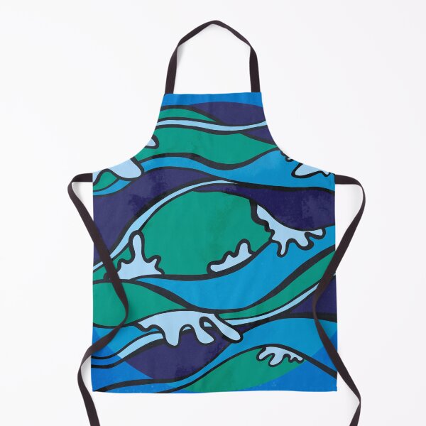 Item preview, Ocean Water Pattern Circle designed and sold by Druid Soup.