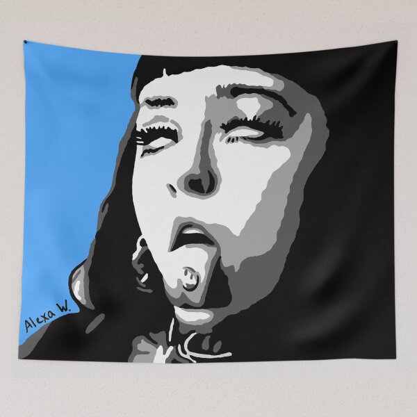 Item preview, Ashnikko Black and White Portrait Painting designed and sold by falloutalexa00.