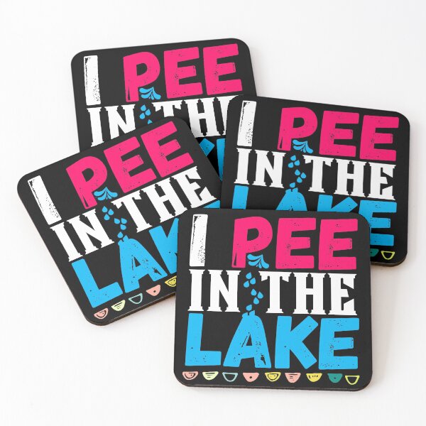 Item preview, I pee in the lake. Funny summer beach. designed and sold by ronaldsonou.