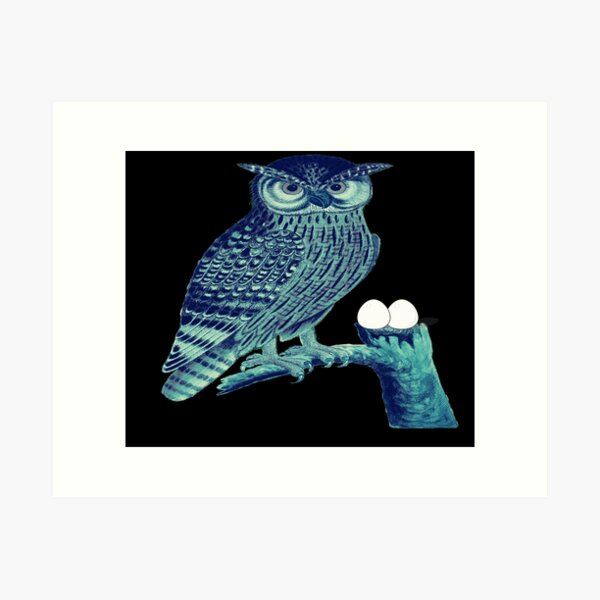 Hibou Art Prints Redbubble