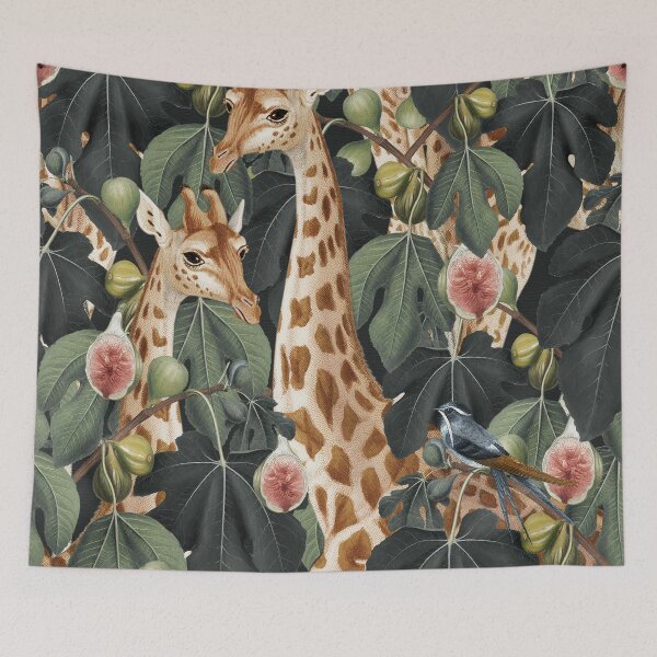 Item preview, giraffe and leaf's designed and sold by NewPrint.