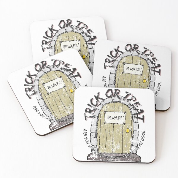 Item preview, Distressed Trick or Treat Are You Sure You Wanna Knock On My Door designed and sold by 133DandC.