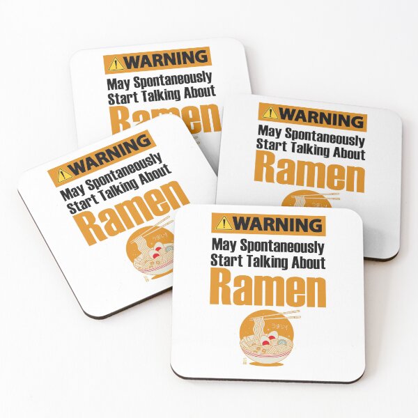Item preview, Warning May Spontaneously Start Talking About Ramen designed and sold by IzzyTheWizz.
