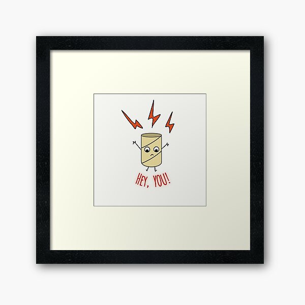 Item preview, Hey You Toilet Roll designed and sold by neko28.