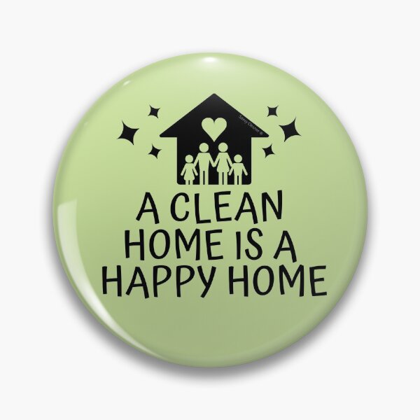 Item preview, A Clean Home is a Happy Home Novelty Gifts Cleaning Lady  designed and sold by SavvyCleaner.