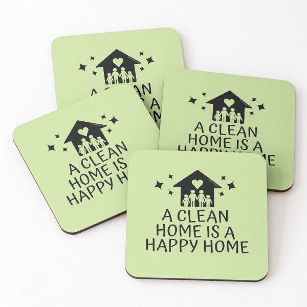 Item preview, A Clean Home is a Happy Home Novelty Gifts Cleaning Lady  designed and sold by SavvyCleaner.