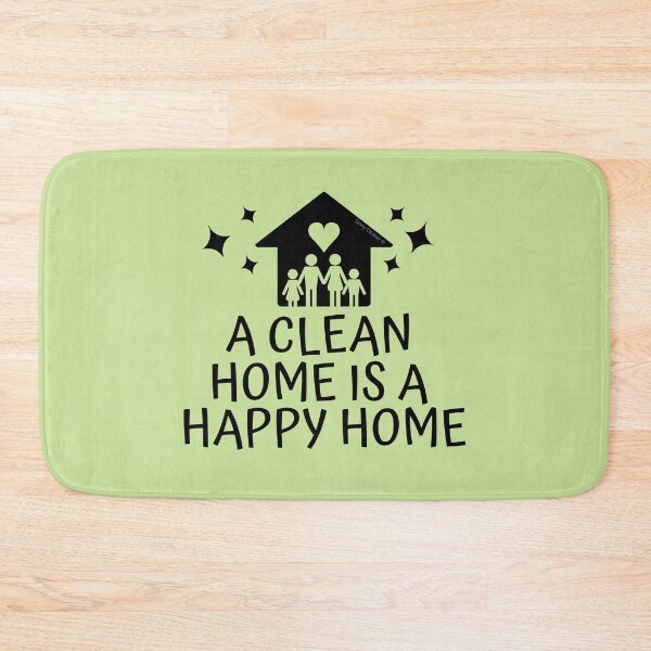 Item preview, A Clean Home is a Happy Home Novelty Gifts Cleaning Lady  designed and sold by SavvyCleaner.