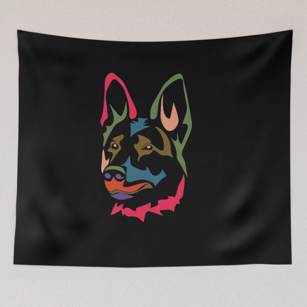 Item preview, Colorful German Shepherd  designed and sold by MHabeeb.