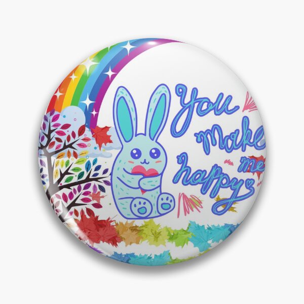Item preview, Rainbow bunny designed and sold by TrvlWorld.