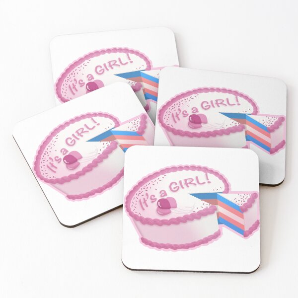 Item preview, It’s a girl! Transgender cake reveal designed and sold by Spoonfriendly.