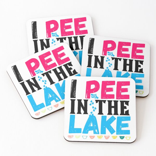 Item preview, I pee in the lake. Funny summer beach. designed and sold by ronaldsonou.