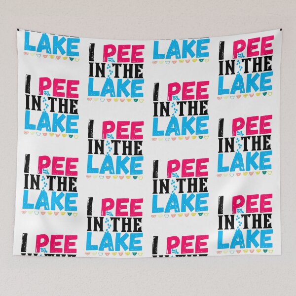 Item preview, I pee in the lake. Funny summer beach. designed and sold by ronaldsonou.