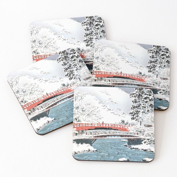 Item preview, Sacred Shinkyo Bridge by Kobayashi Kiyochika designed and sold by Ukiyo-Studio.