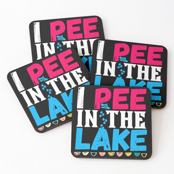 Item preview, I pee in the lake. Funny summer beach. designed and sold by ronaldsonou.
