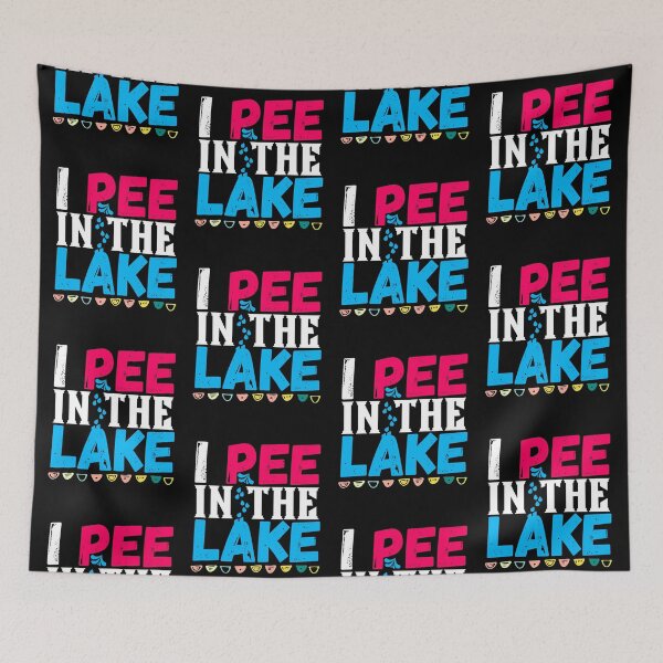 Item preview, I pee in the lake. Funny summer beach. designed and sold by ronaldsonou.