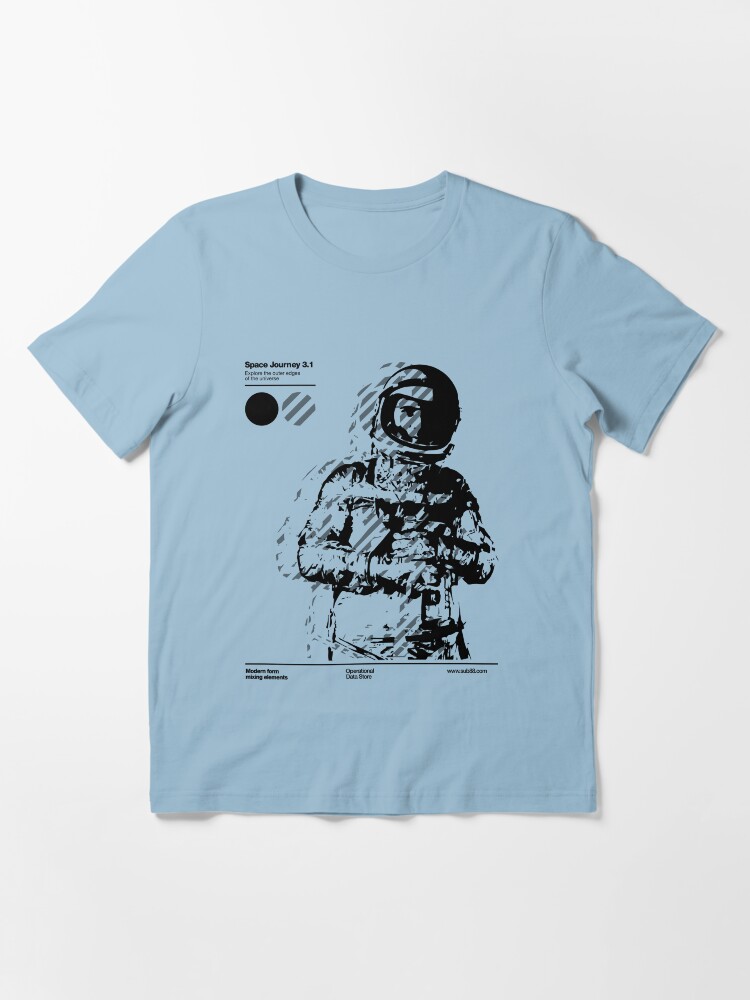 Alternate view of Space Journey 3.1 (black Essential T-Shirt