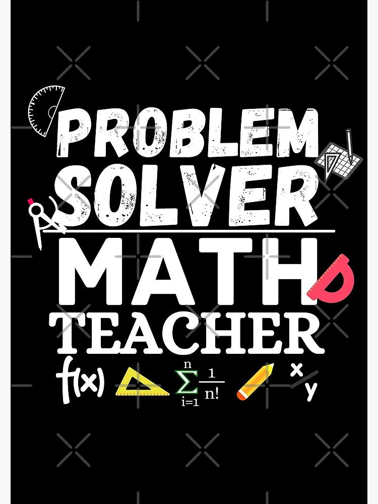 Thumbnail 3 of 3, Journal, Problem Solver. Problem solver math teacher designed and sold by ronaldsonou.