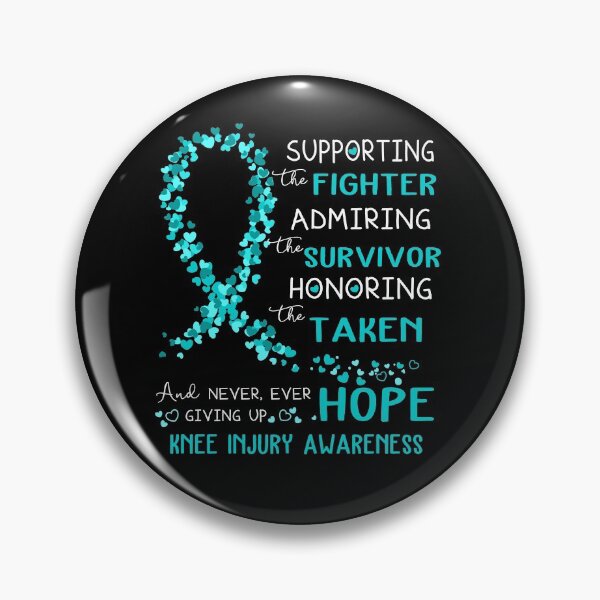 Item preview, Supporting Fighter Knee Injury Awareness designed and sold by largellie.