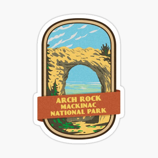 Item preview, Arch Rock Mackinac National Park designed and sold by JordanHolmes.