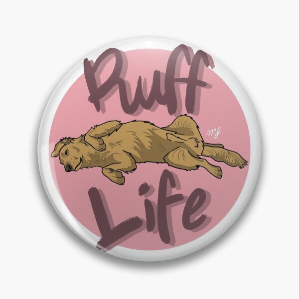 Item preview, Ruff Life - Pink Print designed and sold by maceylang.
