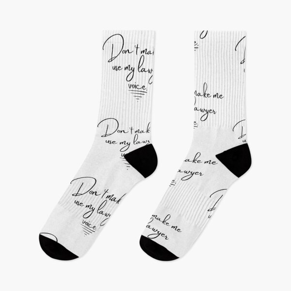 Item preview, Don't make me use my teacher voice - funny lawyer gift (black) designed and sold by PickaSticka.