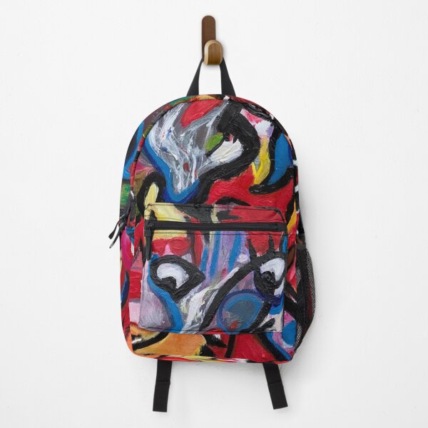 Item preview, Heightened Level Of Curiosity, abstract acrylic portrait designed and sold by Art With Impact – Statement Art & Apparel for Deep Thinkers.