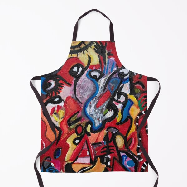 Item preview, Heightened Level Of Curiosity, abstract acrylic portrait designed and sold by Art With Impact – Statement Art & Apparel for Deep Thinkers.