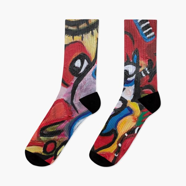 Item preview, Heightened Level Of Curiosity, abstract acrylic portrait designed and sold by Art With Impact – Statement Art & Apparel for Deep Thinkers.