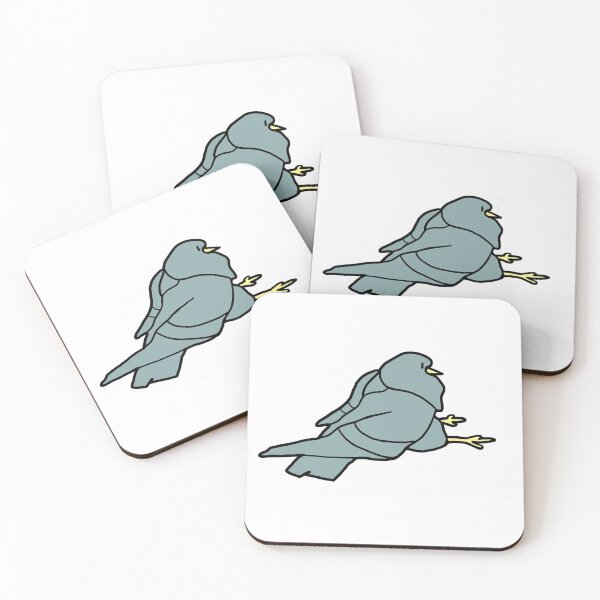 Item preview, sitting bird meme designed and sold by Nollia.