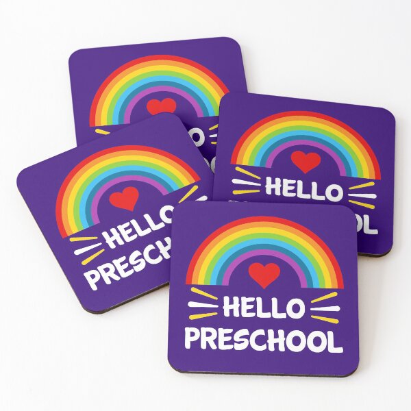 Item preview,  Hello Preschool Students Teachers Back To School Rainbow  designed and sold by StudioTina.