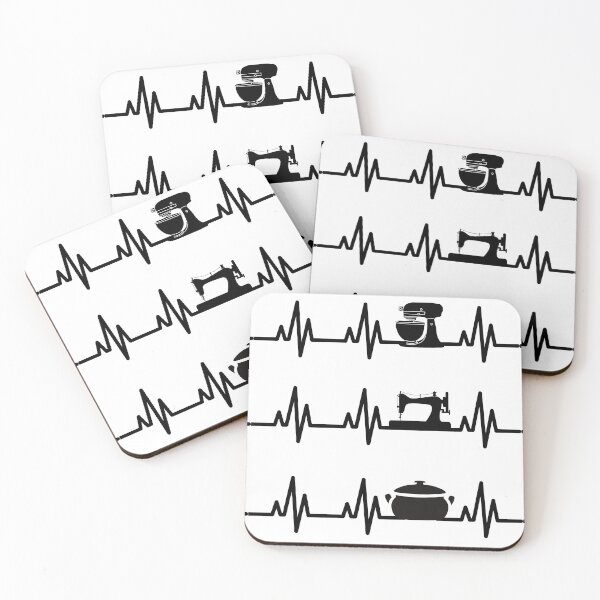 Item preview, Baking, Sewing and Cooking Heartbeat designed and sold by IslandDrip.