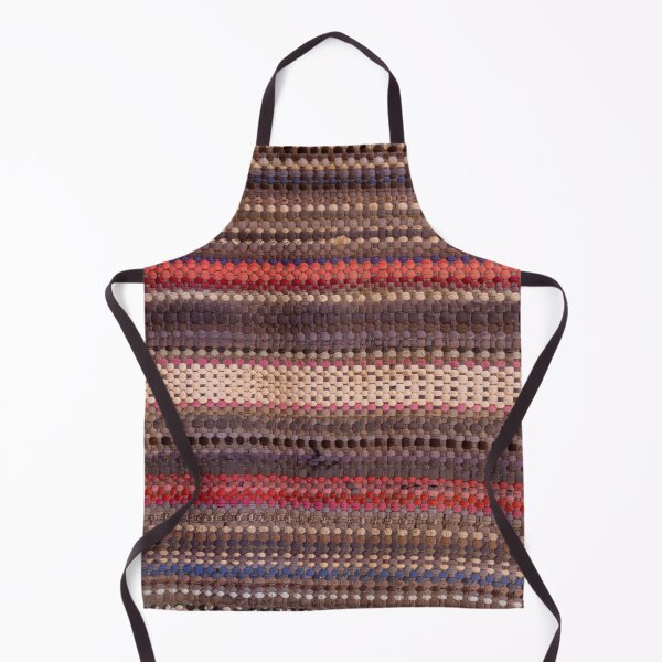 Item preview, Rough fabric embroidery. Red-brown stripes texture. designed and sold by GreissDesign.