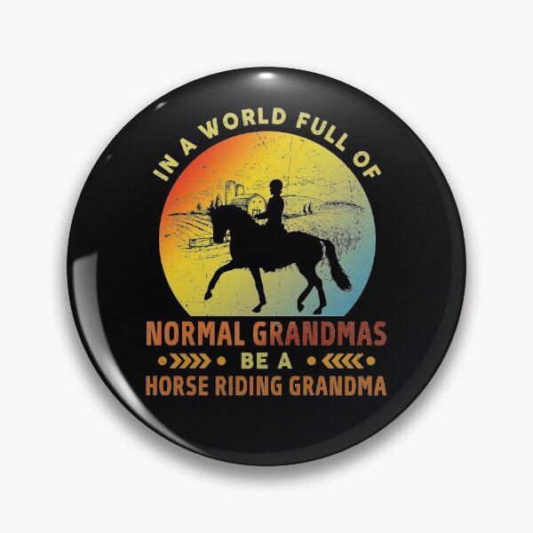 Item preview, Vintage Proud To Be A Horse Riding Grandma designed and sold by brandyzalesart.